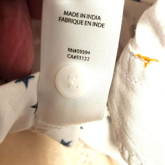 Beachlunch Lounge Caroline Stardust Button Down Blouse Women's XS/TP - Picture 12 of 15